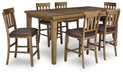Urbinforte - Counter Height Extension Dining Table Set – 5 Piece Dining Room Sets by Signature Design by Ashley® at Furniture Wholesale Plus , Nashville furniture store