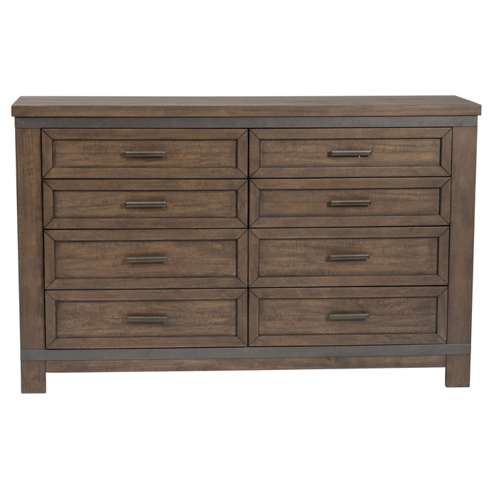 Thornwood Hills - 8 Drawer Dresser - Rock Beaten Brown – Dressers by Liberty Furniture at Furniture Wholesale Plus , Nashville furniture store
