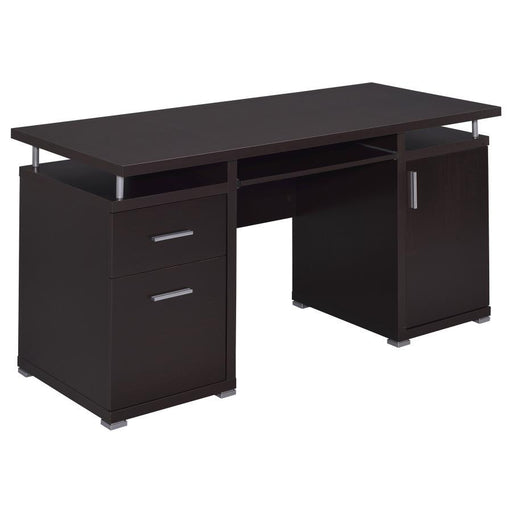 Tracy - 2-Drawer Office Computer Desk - Premium Computer Desks from CoasterEveryday - Just $389! Shop now at Furniture Wholesale Plus  We are the best furniture store in Nashville, Hendersonville, Goodlettsville, Madison, Antioch, Mount Juliet, Lebanon, Gallatin, Springfield, Murfreesboro, Franklin, Brentwood