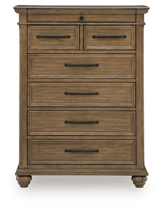 Karallin - Seven Drawer Chest - Medium Brown – Accent Chests by Signature Design by Ashley® at Furniture Wholesale Plus , Nashville furniture store