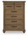 Karallin - Seven Drawer Chest - Medium Brown – Accent Chests by Signature Design by Ashley® at Furniture Wholesale Plus , Nashville furniture store