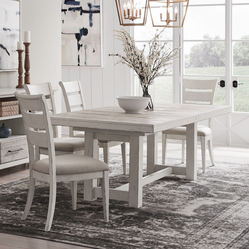 Backroads - Trestle Table Set – 5 Piece Dining Room Sets by Liberty Furniture at Furniture Wholesale Plus , Nashville furniture store