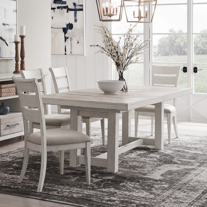 Backroads - Trestle Table Set – 5 Piece Dining Room Sets by Liberty Furniture at Furniture Wholesale Plus , Nashville furniture store
