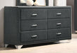 Melody - 6-Drawer Upholstered Dresser – Dressers by CoasterEveryday at Furniture Wholesale Plus , Nashville furniture store