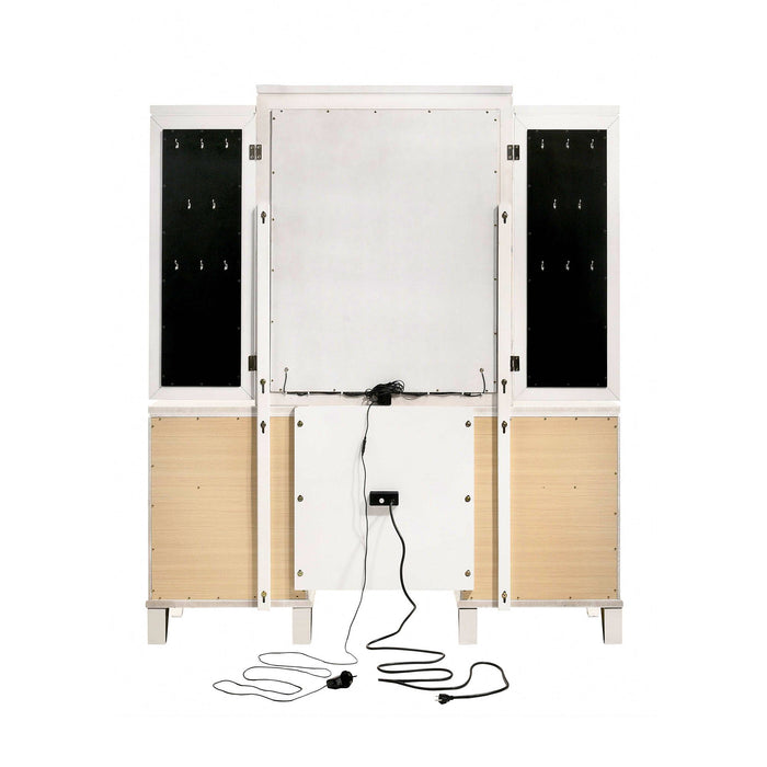 Twenty Nine - Vanity Set With Led & Usb Plug – Vanity Sets by Elements International at Furniture Wholesale Plus , Nashville furniture store