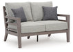 Hillside Barn - Loveseat W/Cushion - Gray / Brown – Loveseats by Signature Design by Ashley® at Furniture Wholesale Plus , Nashville furniture store