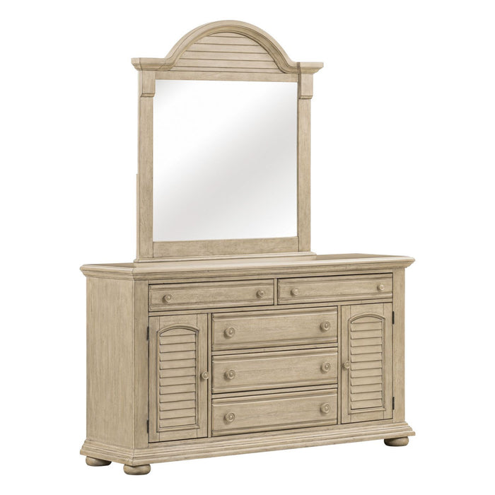 Summer House - Dresser & Mirror - Sand Dune – Dresser & Mirror by Liberty Furniture at Furniture Wholesale Plus , Nashville furniture store