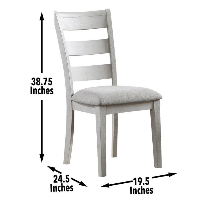 Pendleton - Side Chair (Set of 2) - White – Chair Sets by Steve Silver Furniture at Furniture Wholesale Plus , Nashville furniture store