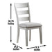 Pendleton - Side Chair (Set of 2) - White – Chair Sets by Steve Silver Furniture at Furniture Wholesale Plus , Nashville furniture store