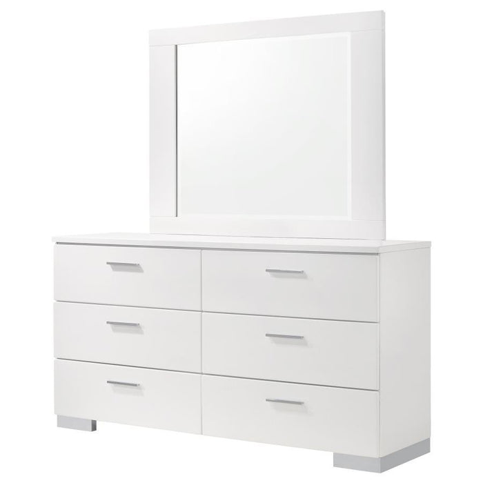 Felicity - 6-Drawer Dresser – Dressers by CoasterEssence at Furniture Wholesale Plus , Nashville furniture store