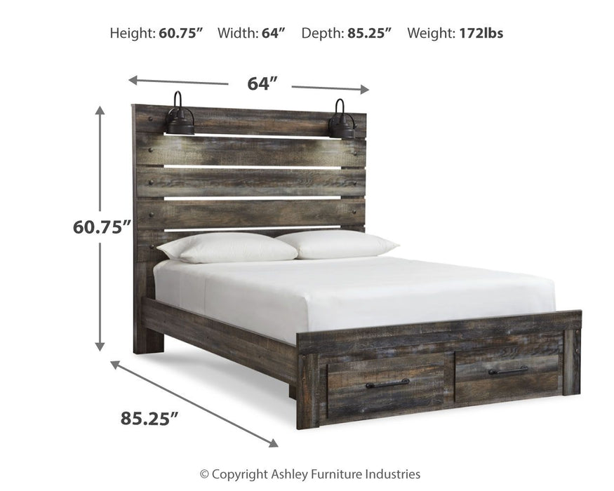 Drystan - Panel Bed – Storage Beds by Signature Design by Ashley® at Furniture Wholesale Plus , Nashville furniture store