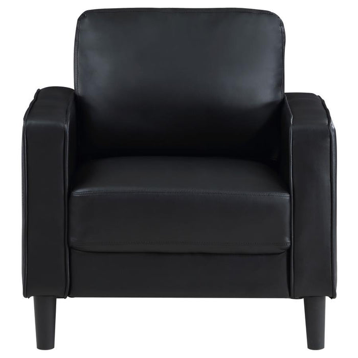 Ruth - Upholstered Track Arm Accent Chair – Arm Chairs by Coaster Fine Furniture at Furniture Wholesale Plus , Nashville furniture store