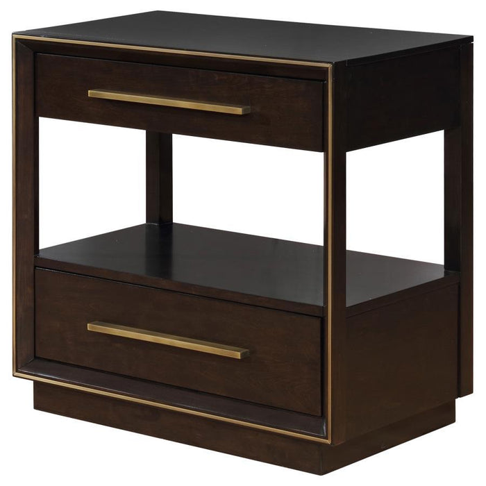 Durango - 2-Drawer Nightstand – Accent Nightstands by CoasterElevations at Furniture Wholesale Plus , Nashville furniture store