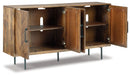 PratTVille - Accent Cabinet - Brown – Accent Cabinets by Signature Design by Ashley® at Furniture Wholesale Plus , Nashville furniture store