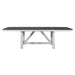 Farmhouse - Trestle Table - Two Tone White / Wood Tone – Dining Tables by Liberty Furniture at Furniture Wholesale Plus , Nashville furniture store