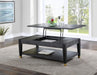 Yves - Lift-Top Coffee table - Black – Coffee Tables by Steve Silver Furniture at Furniture Wholesale Plus , Nashville furniture store