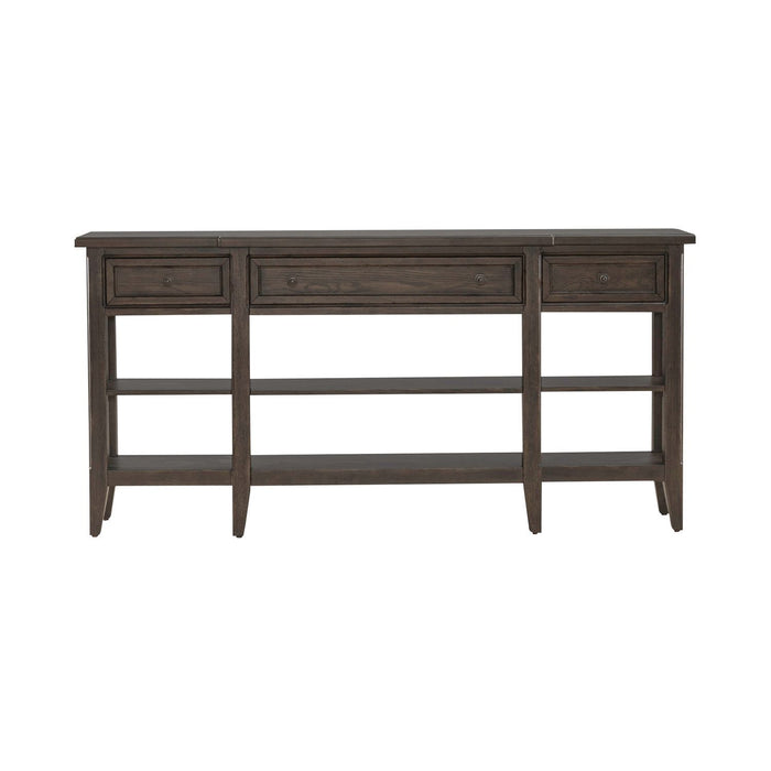 Paradise Valley - Hall Console Table - Saddle Brown – Console Tables by Liberty Furniture at Furniture Wholesale Plus , Nashville furniture store