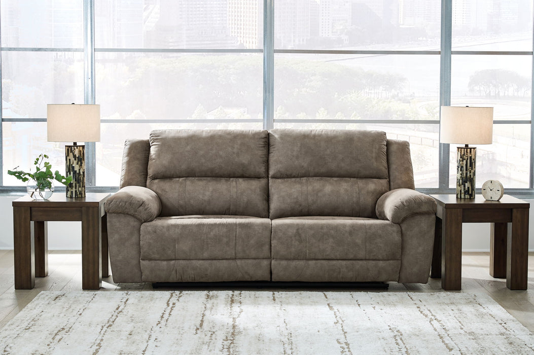 Laresview - 2 Seat Reclining Sofa - Fossil – Reclining Sofas by Signature Design by Ashley® at Furniture Wholesale Plus , Nashville furniture store