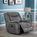 Conrad - Upholstered Padded Arm Glider Recliner - Gray - Premium Glider Chairs from CoasterEveryday - Just $579! Shop now at Furniture Wholesale Plus  We are the best furniture store in Nashville, Hendersonville, Goodlettsville, Madison, Antioch, Mount Juliet, Lebanon, Gallatin, Springfield, Murfreesboro, Franklin, Brentwood