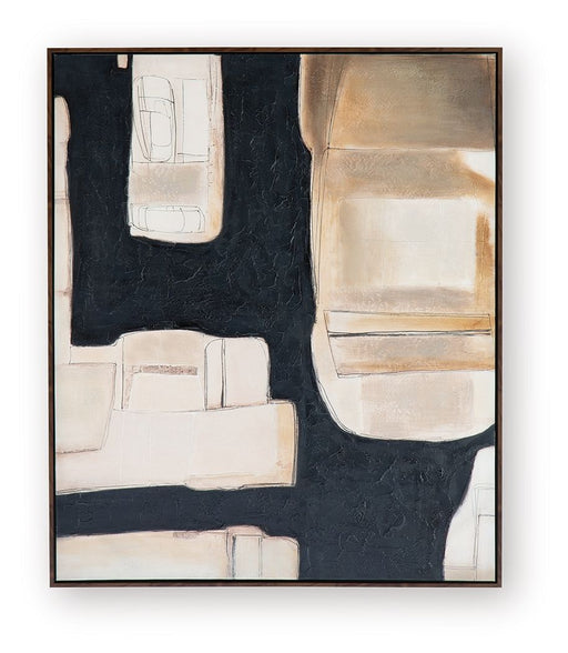 Feyville - Wall Art - Black / Brown / Cream – Canvas Art by Signature Design by Ashley® at Furniture Wholesale Plus , Nashville furniture store