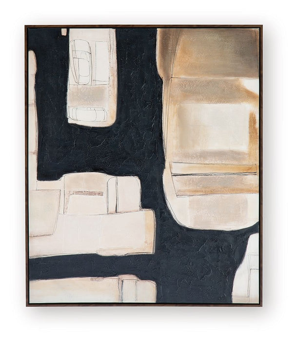 Feyville - Wall Art - Black / Brown / Cream – Canvas Art by Signature Design by Ashley® at Furniture Wholesale Plus , Nashville furniture store