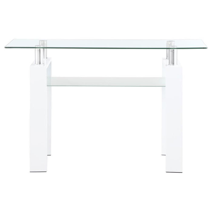Dyer - 1-Shelf Rectangular Glass Top Table – End Tables by CoasterEveryday at Furniture Wholesale Plus , Nashville furniture store