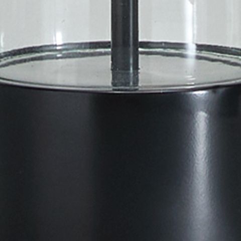 Kerrbrook - Glass Table Lamp - Clear / Black – Table Lamps by Signature Design by Ashley® at Furniture Wholesale Plus , Nashville furniture store