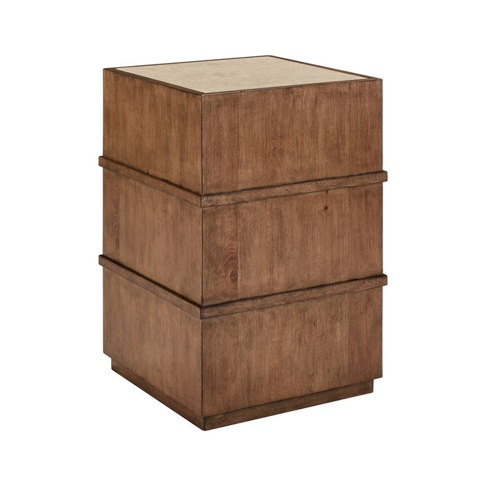 Shaker Lakes - Chairside Table - Harvest Brown – Chair Side Tables by Liberty Furniture at Furniture Wholesale Plus , Nashville furniture store