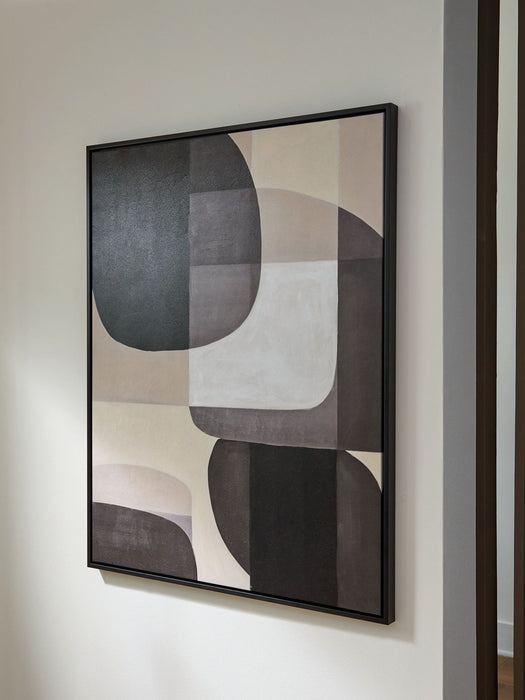 Kesleigh - Wall Art - Black / White – Canvas Art by Signature Design by Ashley® at Furniture Wholesale Plus , Nashville furniture store