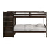 Sami - Step Bunk With Left Headboard – Bunk Beds by Elements International at Furniture Wholesale Plus , Nashville furniture store