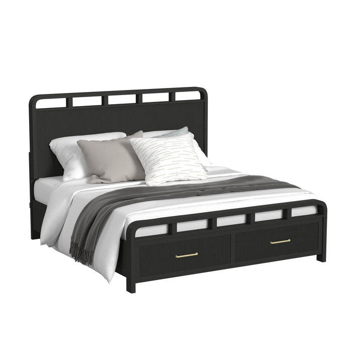 Ridgemont - Storage Bedroom Set – 3 Piece Bedroom Sets by Elements International at Furniture Wholesale Plus , Nashville furniture store