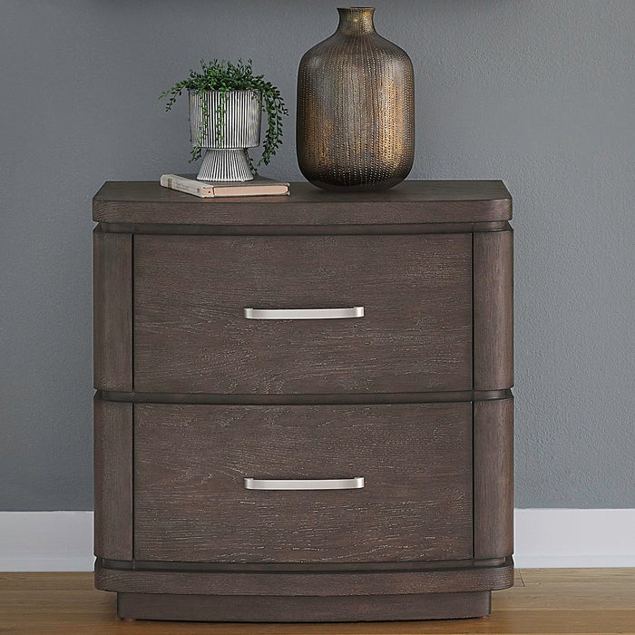 Cascade Falls - Nightstand With Charging Station - Satin Espresso – Nightstands w/ Charging Stations by Liberty Furniture at Furniture Wholesale Plus , Nashville furniture store