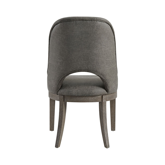 Hollywood Park - Dining Chair (Set of 2) - Dark Gray – Chair Sets by Elements International at Furniture Wholesale Plus , Nashville furniture store