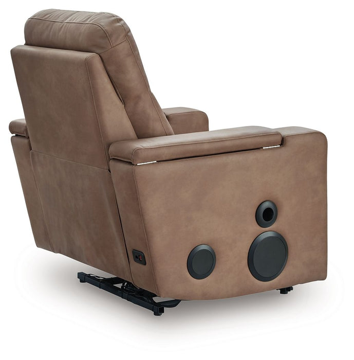 Lorrenton - Glider Power Recliner With Audio System - Caramel – Glider Chairs by Signature Design by Ashley® at Furniture Wholesale Plus , Nashville furniture store