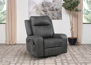 Raelynn - Upholstered Track Arm Recliner – Reclining Chairs by Coaster Fine Furniture at Furniture Wholesale Plus , Nashville furniture store