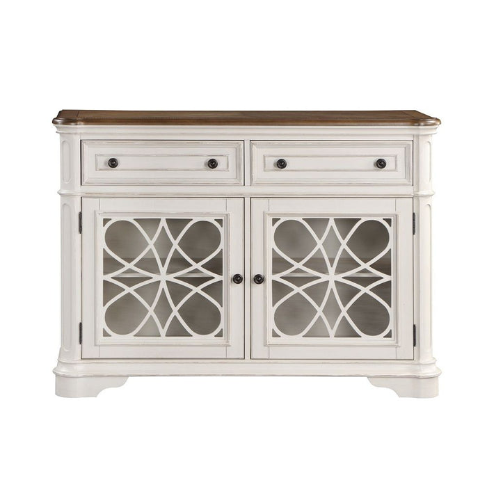 Florian - Server - Antique White & Oak - Premium Servers from ACME - Just $1079! Shop now at Furniture Wholesale Plus  We are the best furniture store in Nashville, Hendersonville, Goodlettsville, Madison, Antioch, Mount Juliet, Lebanon, Gallatin, Springfield, Murfreesboro, Franklin, Brentwood