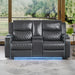 Luna - Power Console Loveseat – Reclining Loveseats by Steve Silver Furniture at Furniture Wholesale Plus , Nashville furniture store