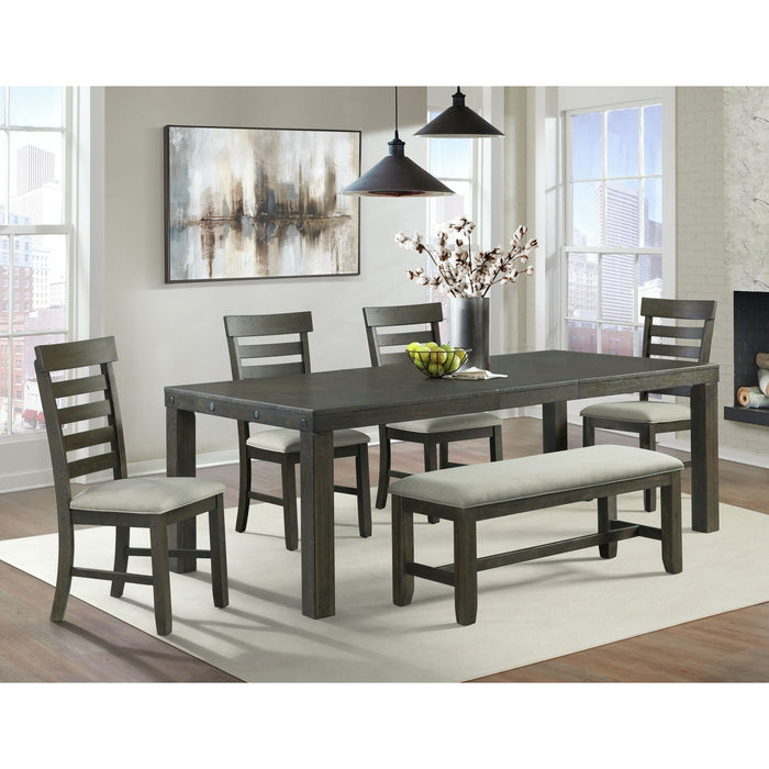 Colorado - Bench - Charcoal – Upholstered Benches by Elements International at Furniture Wholesale Plus , Nashville furniture store