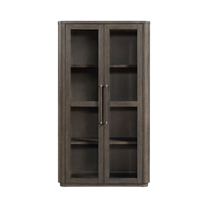 Hollywood Park - Curio - Dark Gray – Curio Cabinets by Elements International at Furniture Wholesale Plus , Nashville furniture store