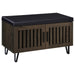 Brixton - 2-Door Padded Entryway Shoe Storage Bench - Premium Storage Benches from Coaster Fine Furniture - Just $279! Shop now at Furniture Wholesale Plus  We are the best furniture store in Nashville, Hendersonville, Goodlettsville, Madison, Antioch, Mount Juliet, Lebanon, Gallatin, Springfield, Murfreesboro, Franklin, Brentwood