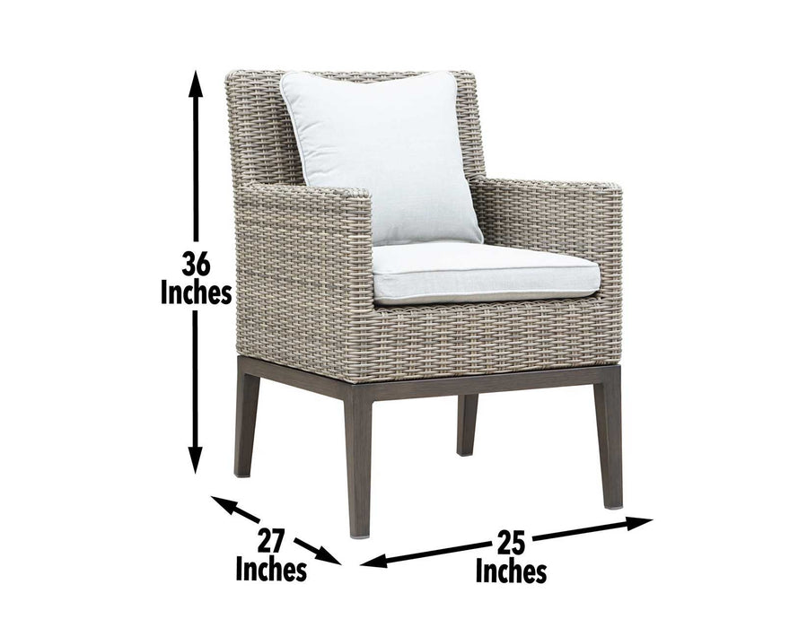 Marina - Patio Arm Chair (Set of 2) - Brown Light - Premium Chair Sets from Steve Silver Furniture - Just $1589! Shop now at Furniture Wholesale Plus  We are the best furniture store in Nashville, Hendersonville, Goodlettsville, Madison, Antioch, Mount Juliet, Lebanon, Gallatin, Springfield, Murfreesboro, Franklin, Brentwood