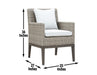 Marina - Patio Arm Chair (Set of 2) - Brown Light - Premium Chair Sets from Steve Silver Furniture - Just $1589! Shop now at Furniture Wholesale Plus  We are the best furniture store in Nashville, Hendersonville, Goodlettsville, Madison, Antioch, Mount Juliet, Lebanon, Gallatin, Springfield, Murfreesboro, Franklin, Brentwood