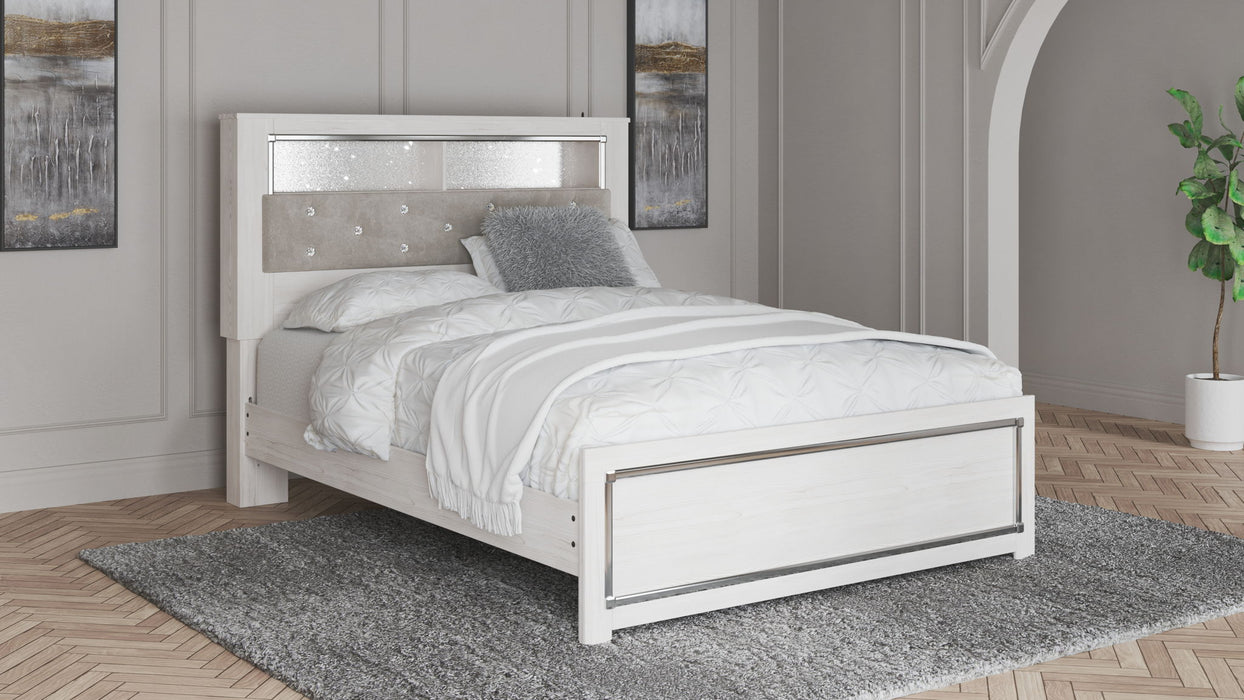Altyra - Queen Panel Bookcase Bed With Roll Slats - White – Storage Beds by Signature Design by Ashley® at Furniture Wholesale Plus , Nashville furniture store