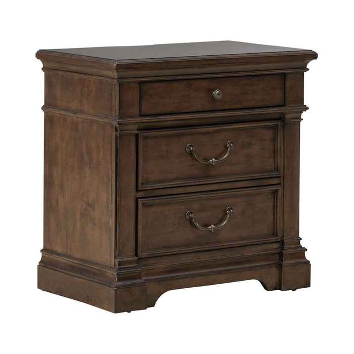 Arden Road - Nightstand With Charging Station - Satin Cherry – Nightstands w/ Charging Stations by Liberty Furniture at Furniture Wholesale Plus , Nashville furniture store