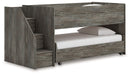 Frandern - Twin Over Twin Loft Bed - Gray – Loft Beds by Signature Design by Ashley® at Furniture Wholesale Plus , Nashville furniture store
