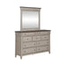 Ivy Hollow - Dresser & Mirror - Weathered Linen / Dusty Taupe – Dresser & Mirror by Liberty Furniture at Furniture Wholesale Plus , Nashville furniture store
