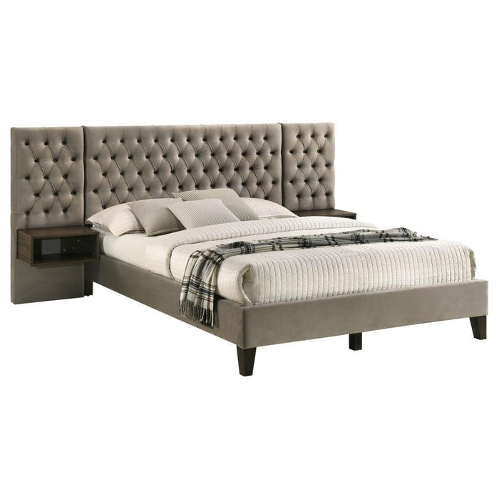 Marley - Upholstered Wall Panel Bed – Wall Panel Beds by Coaster Fine Furniture at Furniture Wholesale Plus , Nashville furniture store