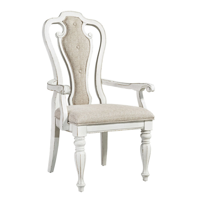 Magnolia Manor - Splat Back Upholstered Chair – Arm Chairs by Liberty Furniture at Furniture Wholesale Plus , Nashville furniture store