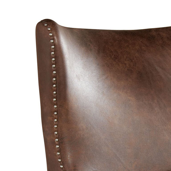 Kori - (724) Chair With Chrome Nails - Sierra Toffee – Accent Chairs by Elements International at Furniture Wholesale Plus , Nashville furniture store