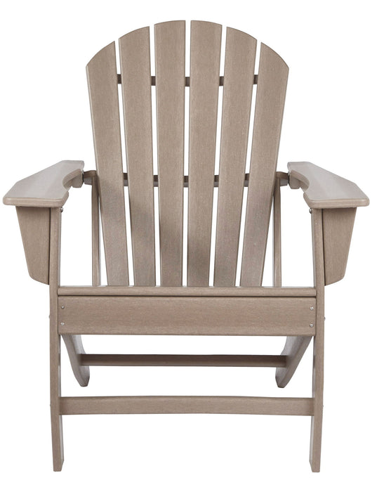 Sundown Treasure - 2 Pc. - Adirondack Chair And Ottoman – 2 Piece Outdoor Sets by Signature Design by Ashley® at Furniture Wholesale Plus , Nashville furniture store